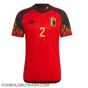 Belgien Toby Alderweireld #2 Hjemmebanetrøje VM 2022 Kortærmet